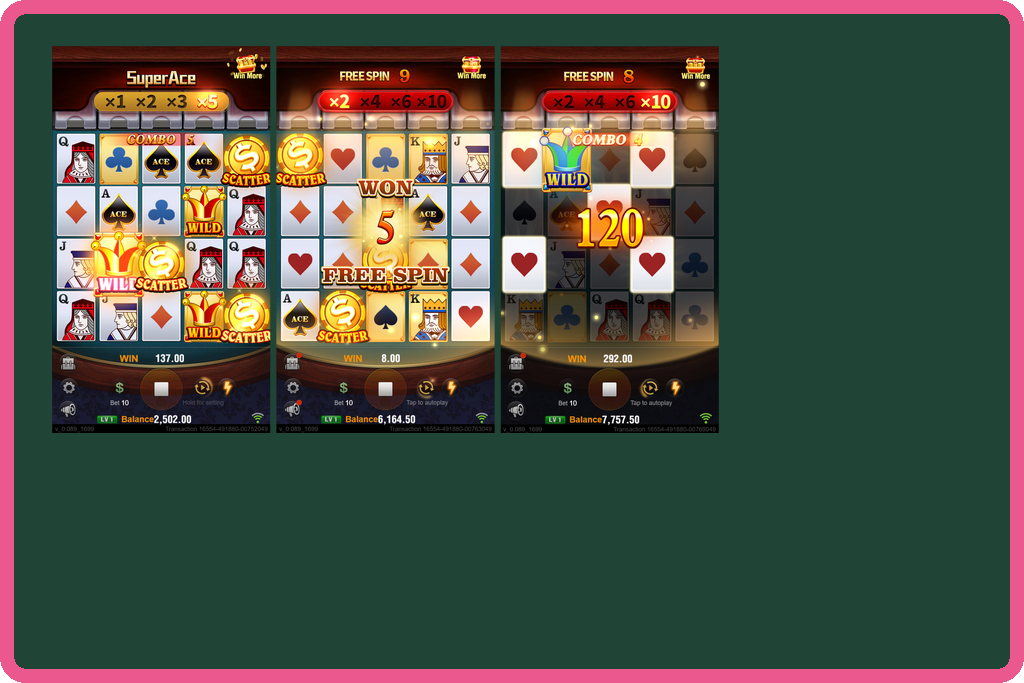 Super Ace · Giao diện ứng dụng I9BET